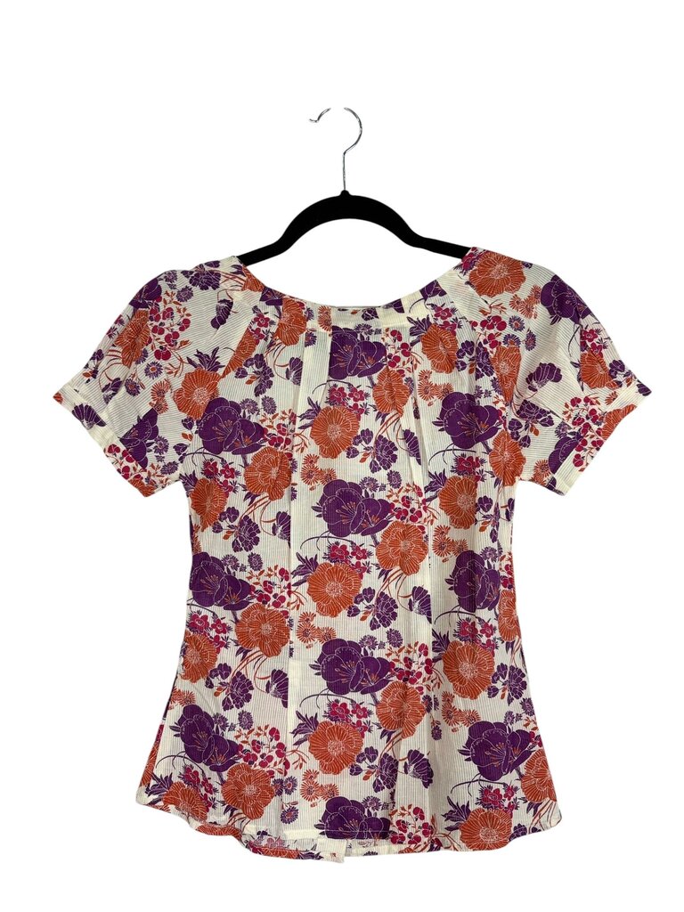 H&M FLORAL BUTTON BLOUSE