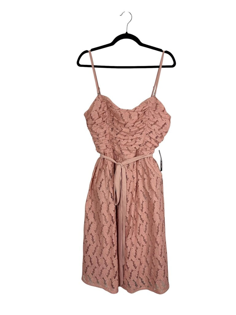 MODCLOTH BELTED LACE DRESS