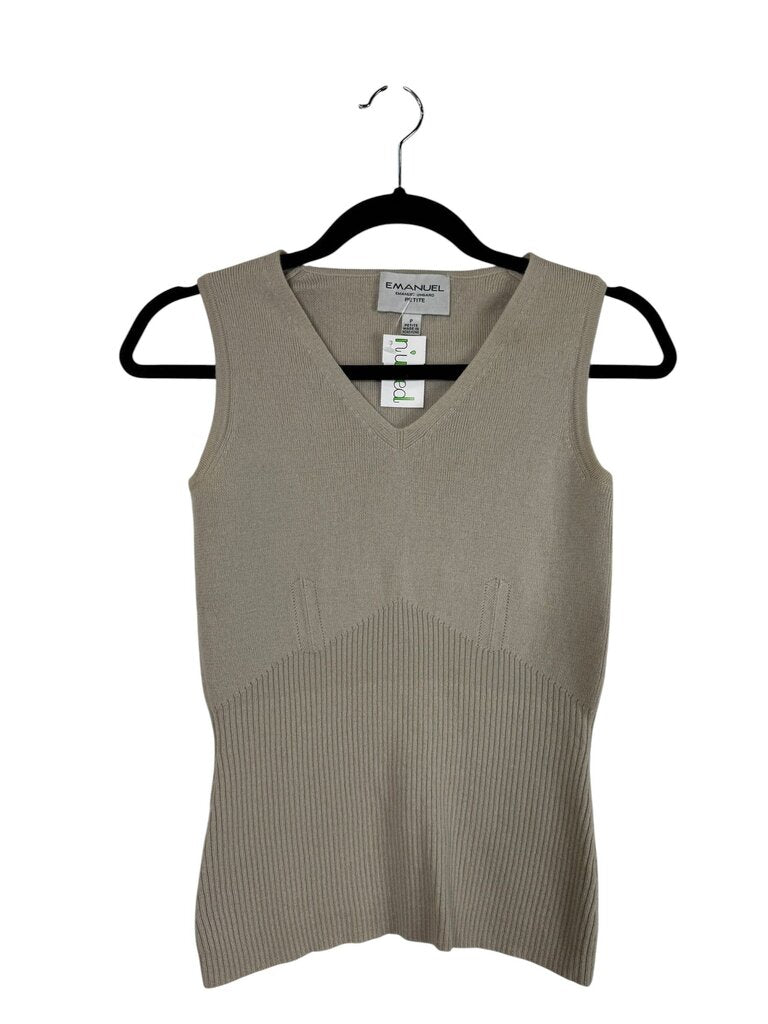 EMANUEL UNGARO WOOL KNIT TANK