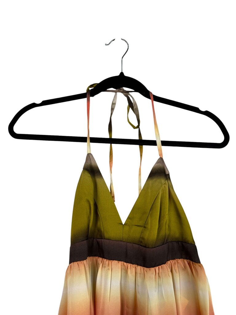 H&M HALTER OMBRE DRESS