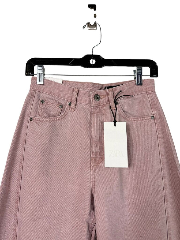 ZARA ANKLE STRAIGHT RELAXED JEANS