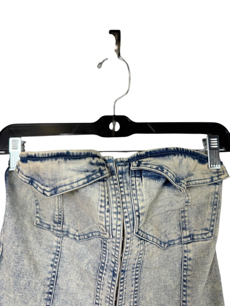 AKIRA ACID WASH CORSET