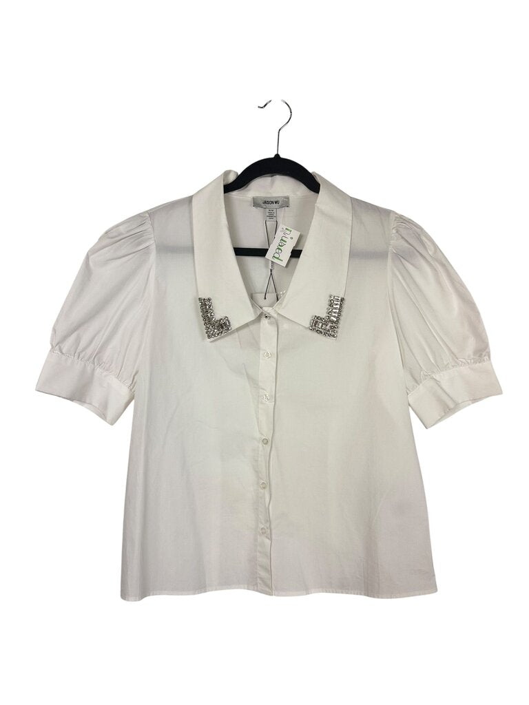 JASON WU JEWEL COLLAR BUTTON DOWN