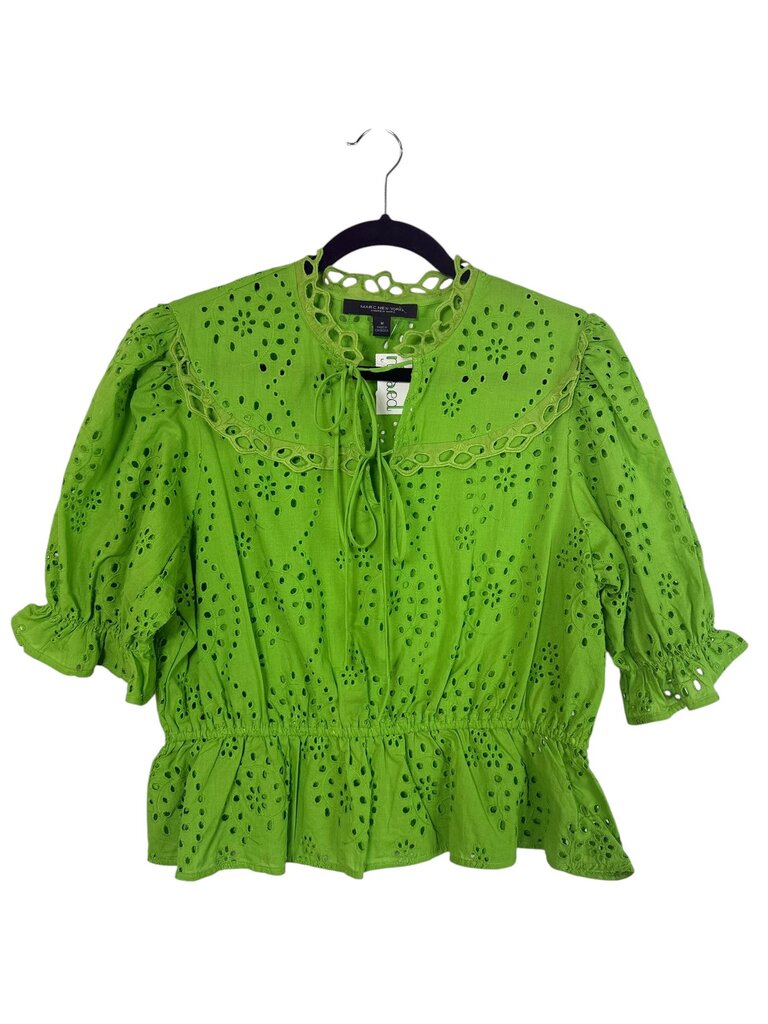 MARC NEW YORK EYELET BLOUSE
