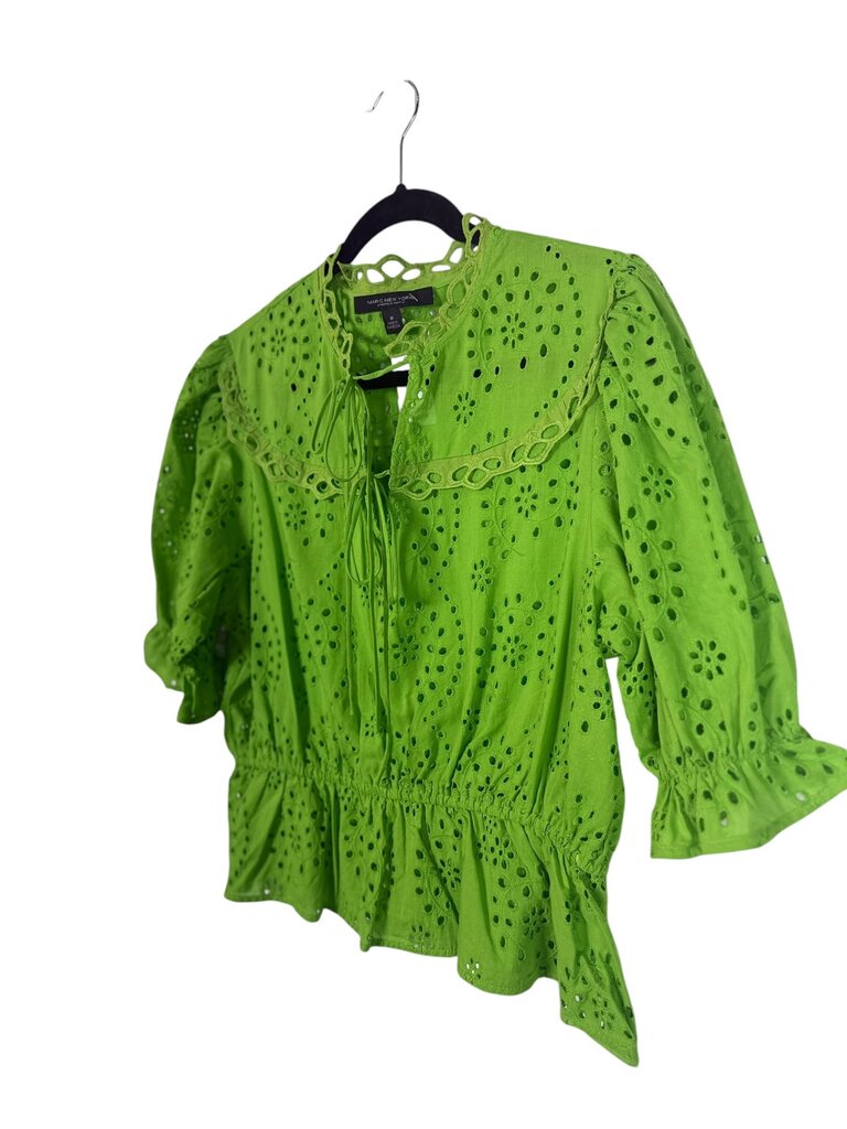 MARC NEW YORK EYELET BLOUSE