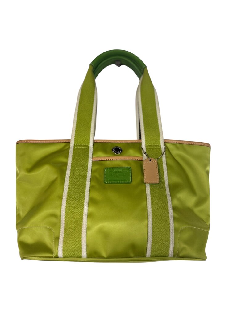 COACH SATIN MINI TOTE