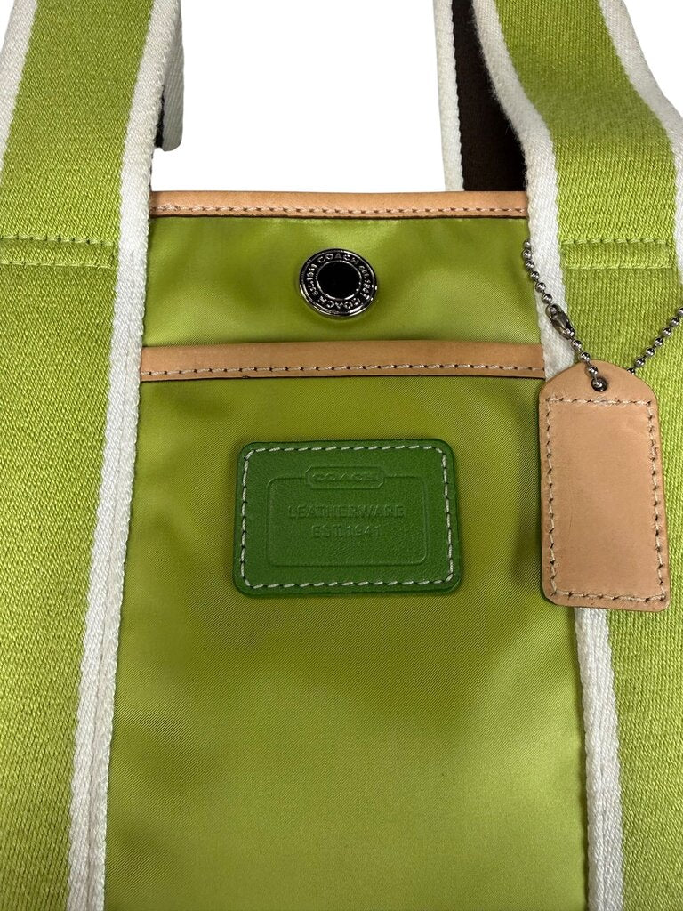 COACH SATIN MINI TOTE