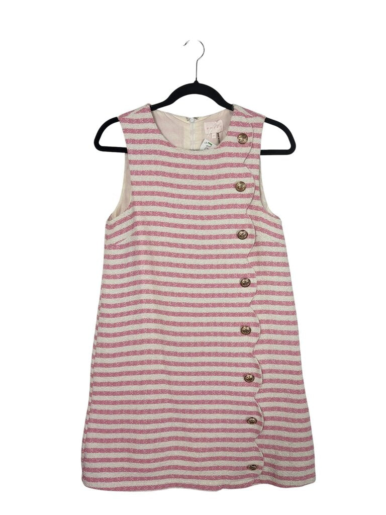 ENTRO STRIPED SHIFT DRESS