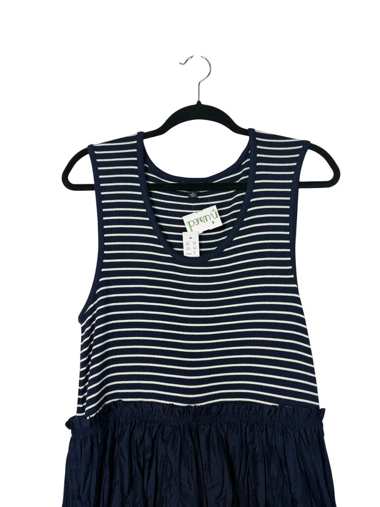 J.CREW STRIPED MAXI DRESS