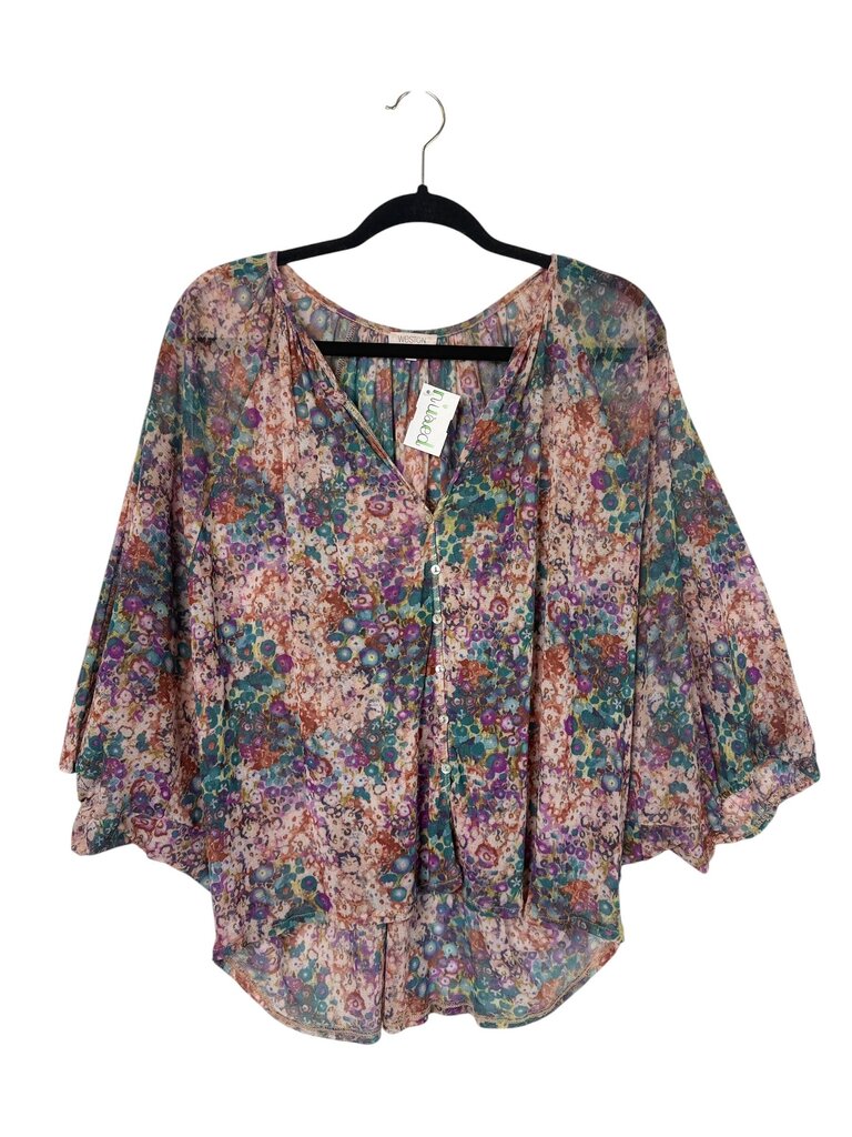 WESTON FLORAL MESH TOP