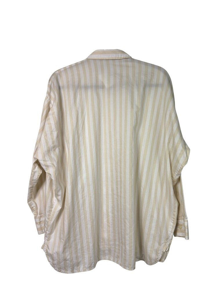 EVERLANE STRIPED BUTTON DOWN