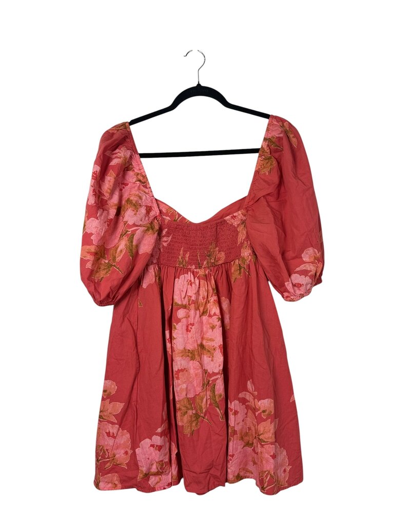 FREE PEOPLE FLORAL BABYDOLL DRESS