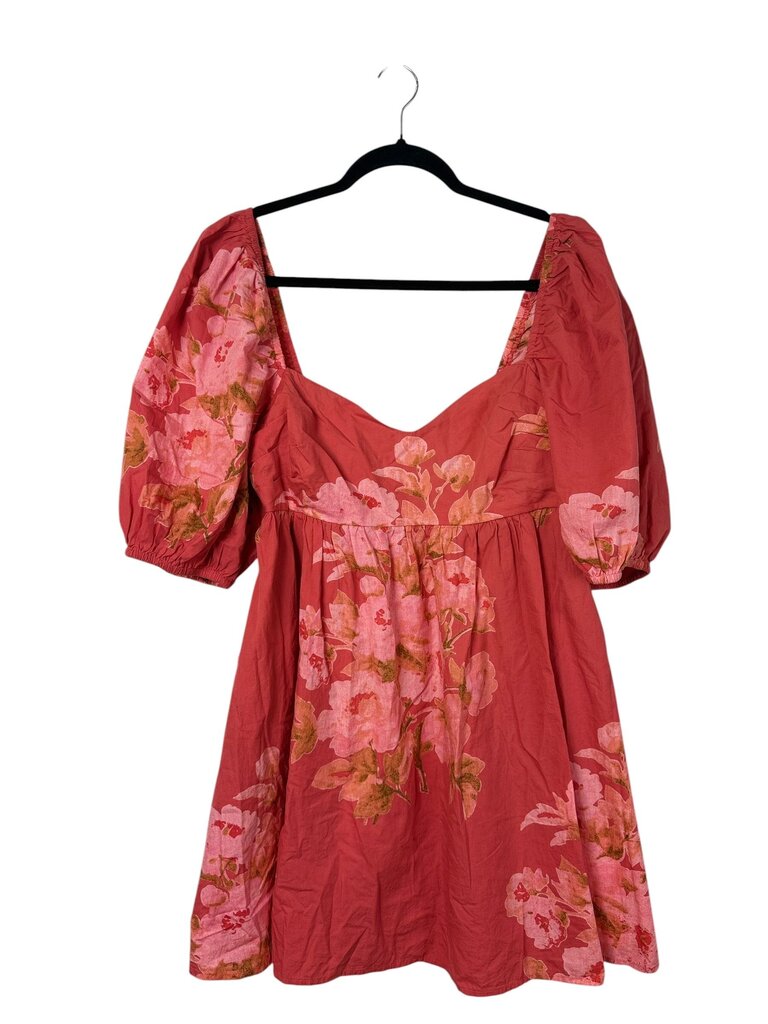 FREE PEOPLE FLORAL BABYDOLL DRESS