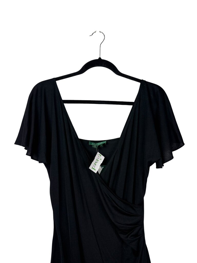 LAUREN RALPH LAUREN FAUX WRAP DRESS