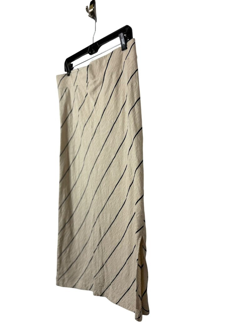 LOU & GREY STRIPE MIDI SKIRT