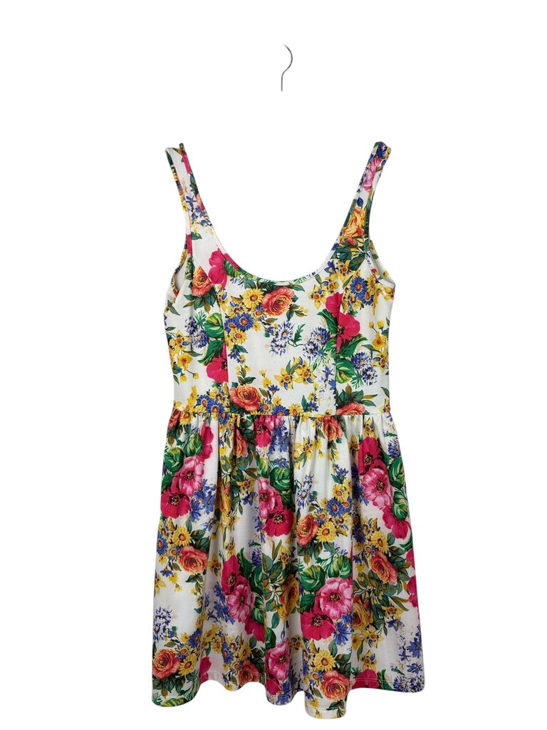 ZARA FLORAL FIT FLARE DRESS