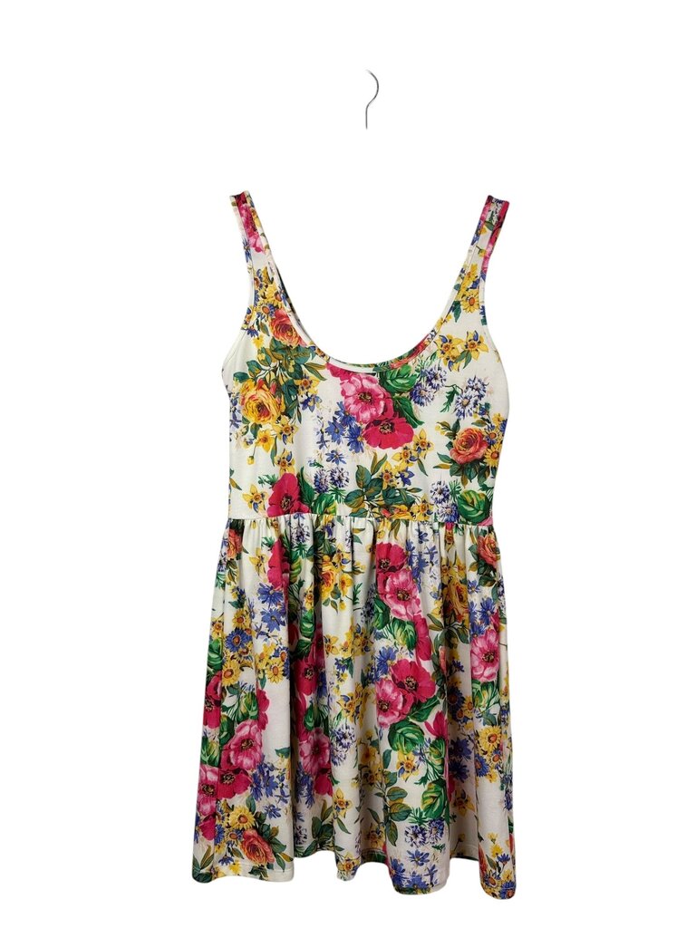 ZARA FLORAL FIT FLARE DRESS