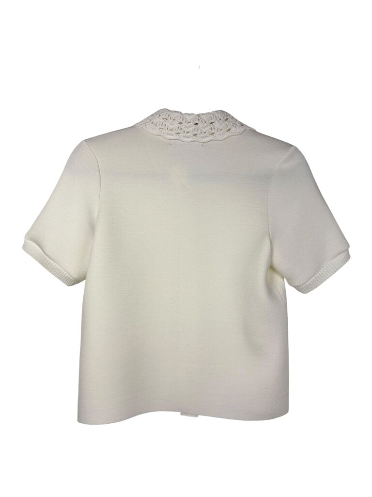 DH CROCHET PETER PAN COLLAR CARDIGAN