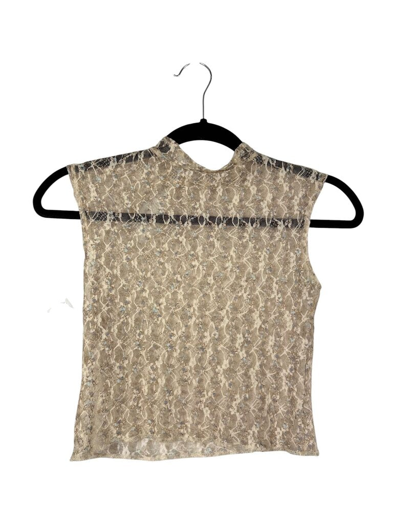 SHEER LACE CROP TOP