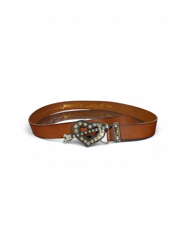 BETSEY JOHNSON CRYSTAL ARROW HEARD BELT