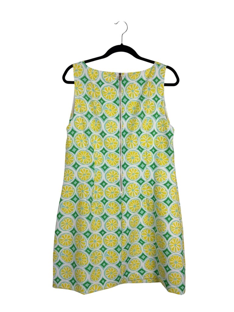 SAIL TO STABLE LEMON PRINT SHIFT DRESS