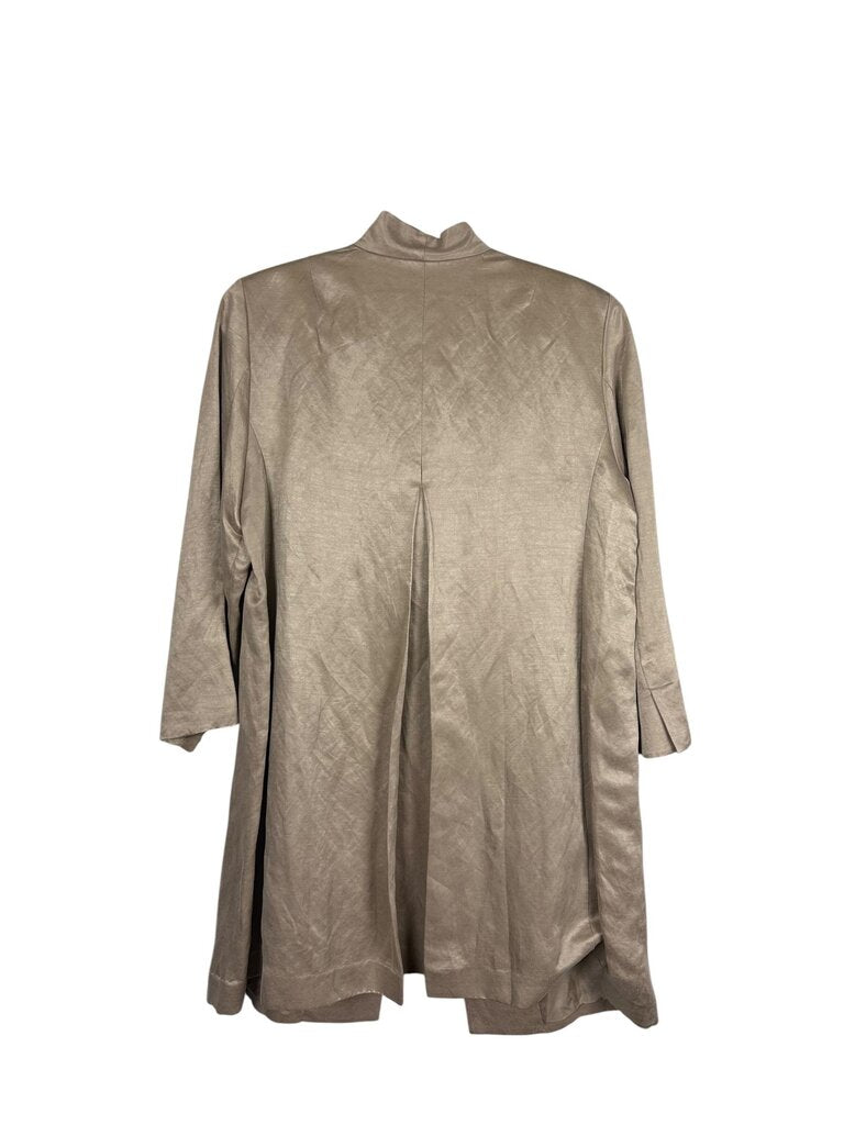 EILEEN FISHER LONG SILK JACKET