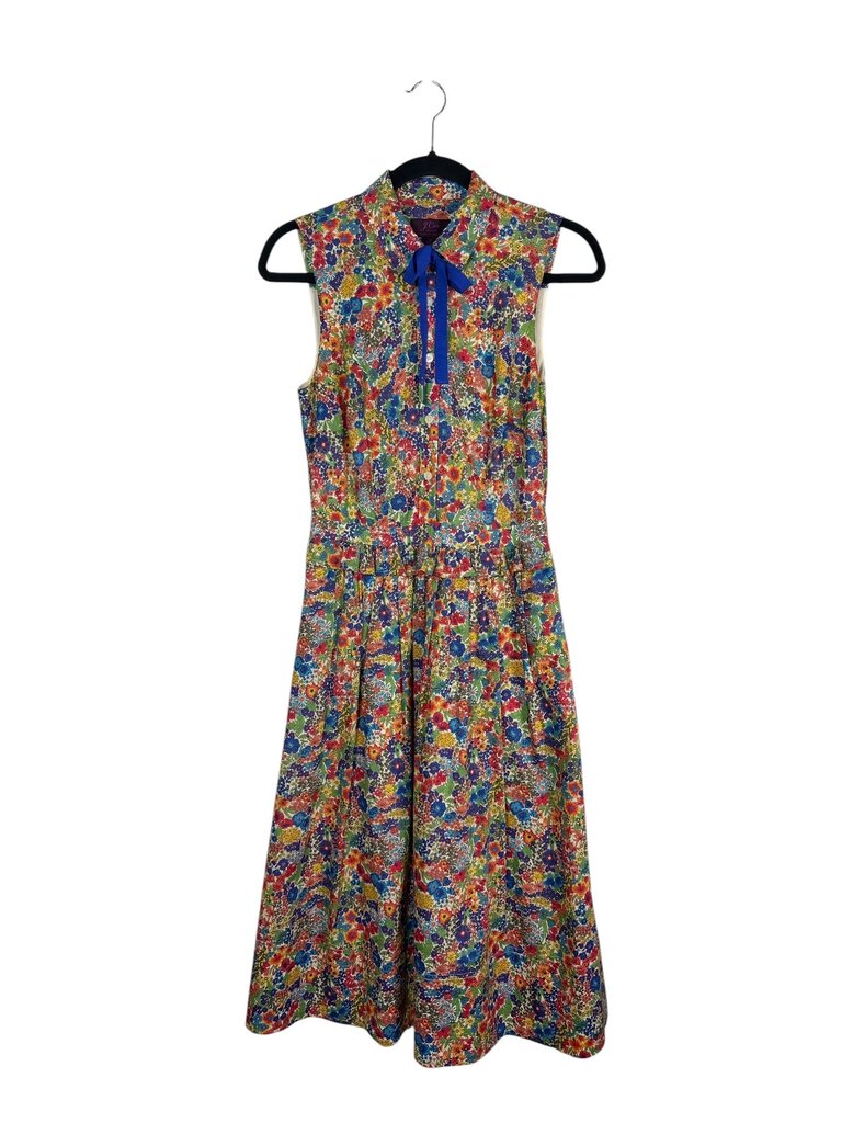 J.CREW FLORAL BUTTON SHIRT DRESS
