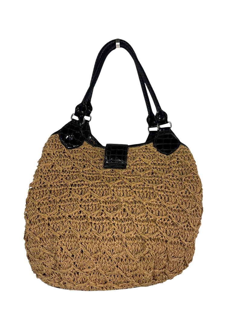 BRIGHTON WOVEN STRAW HOBO BAG