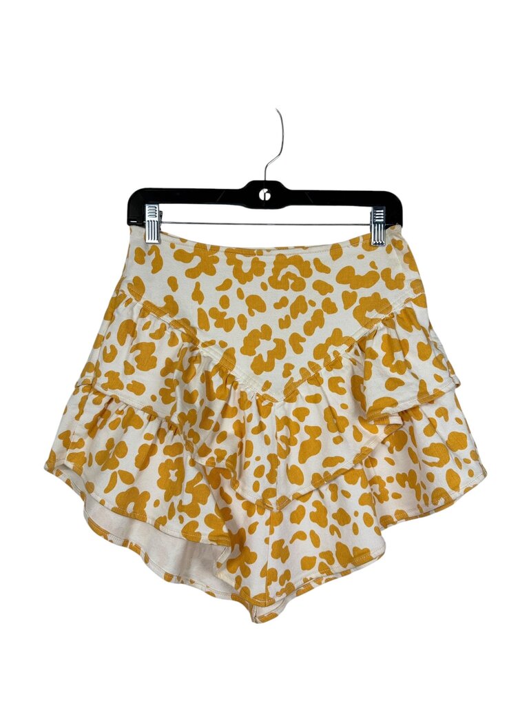 MOTHER ANIMAL PRINT TIERED MINI SKIRT