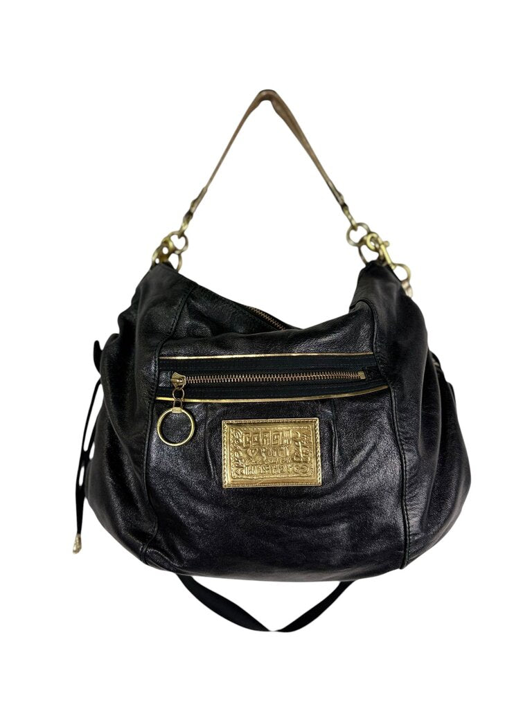 COACH LEATHER POPPY HOBO BAG