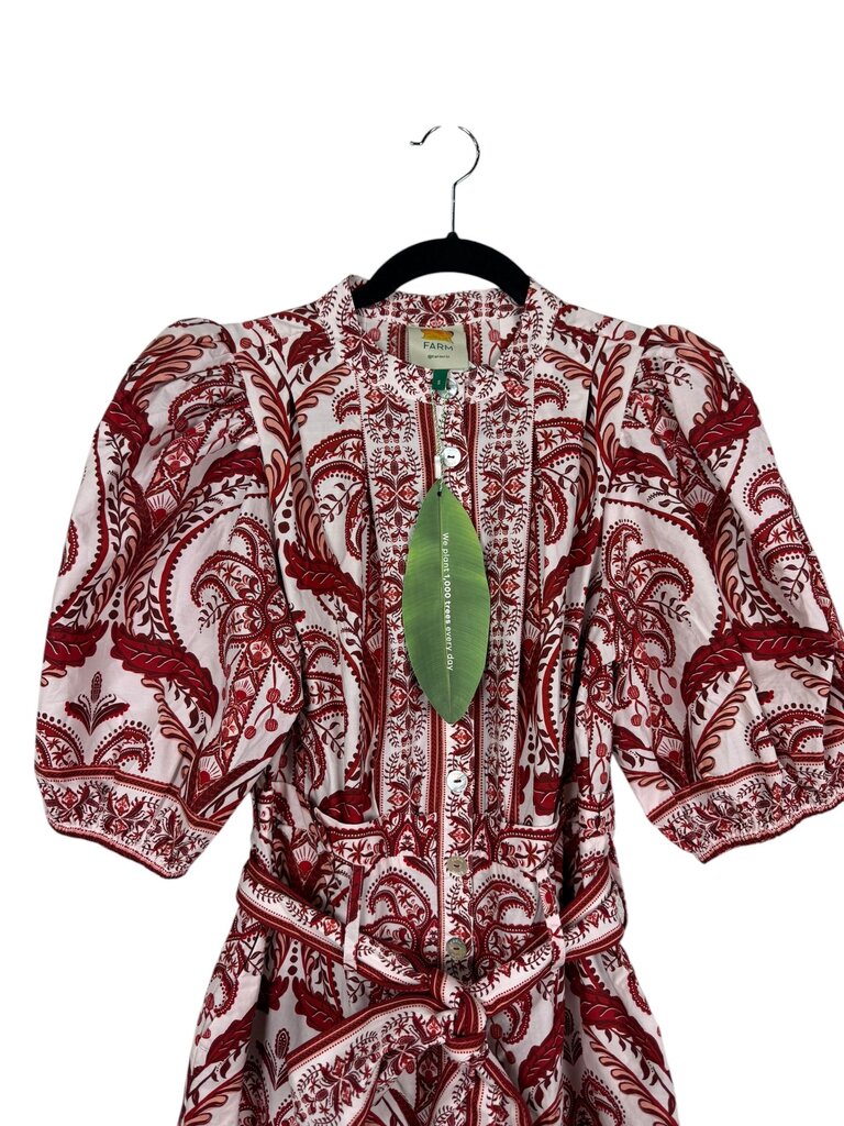 FARM RIO PAISLEY PRINT ROMPER