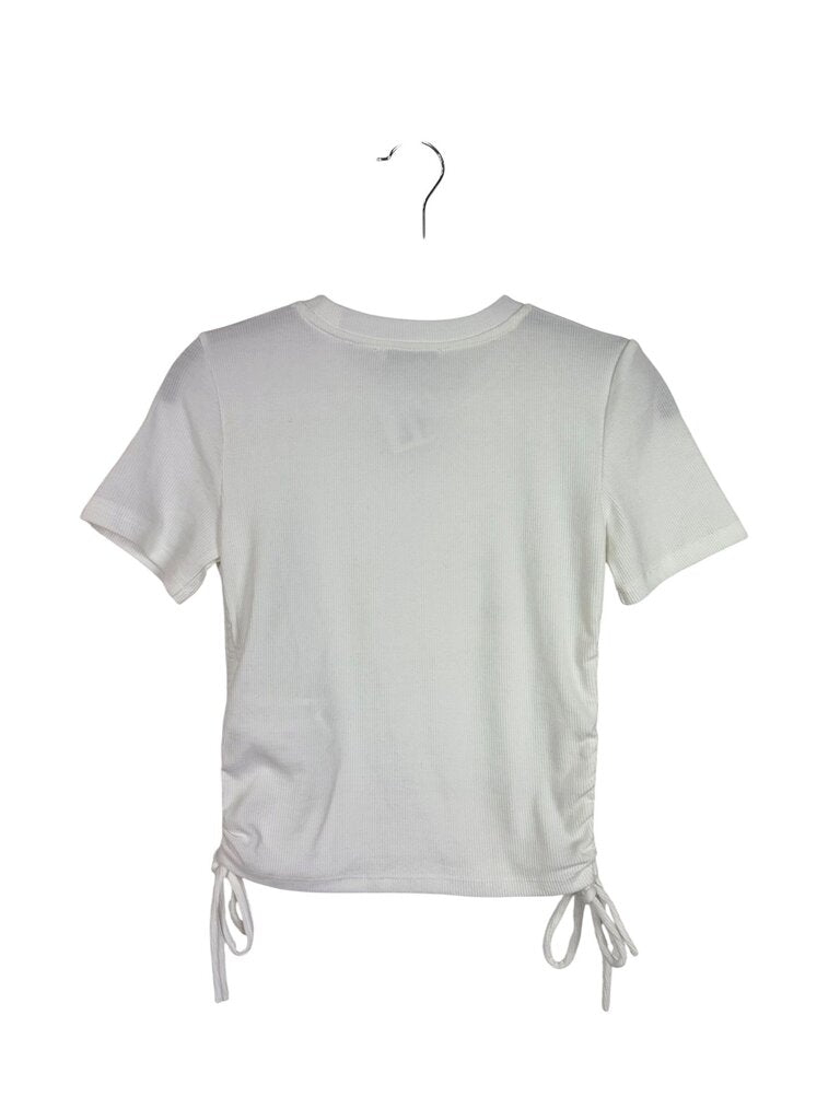 ZARA RUCHED TEE SHIRT