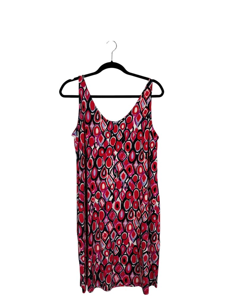 NIC + ZOE GEO CIRCLE PATTERN DRESS
