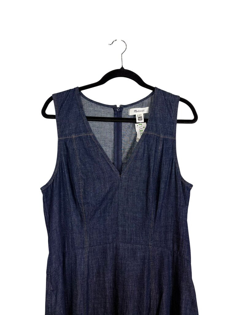 MADEWELL DENIM MIDI DRESS
