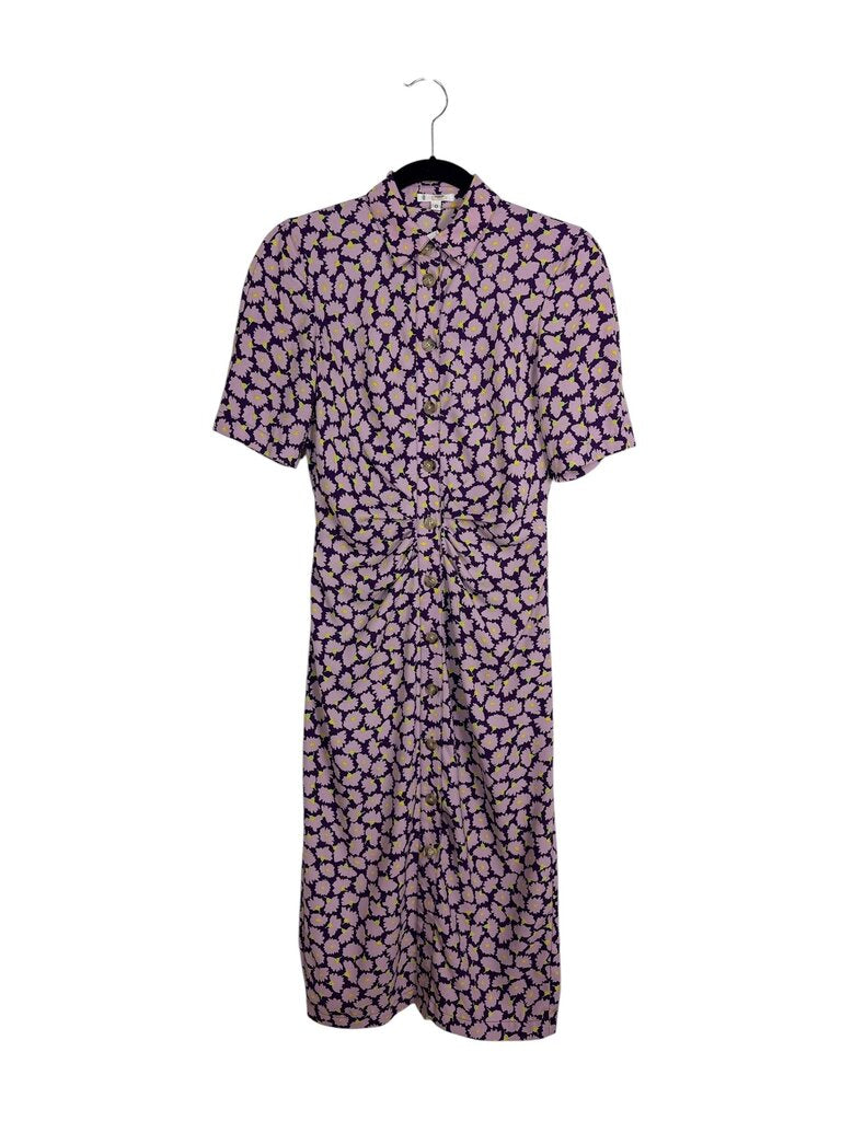 KATE SPADE FLORAL BUTTON DRESS