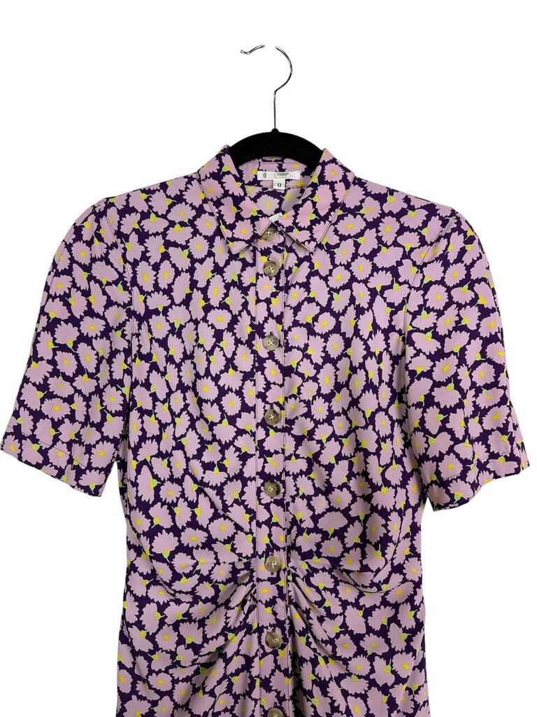 KATE SPADE FLORAL BUTTON DRESS