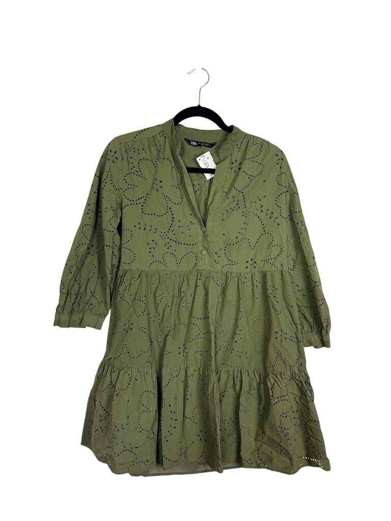 ZARA EYELET DRESS