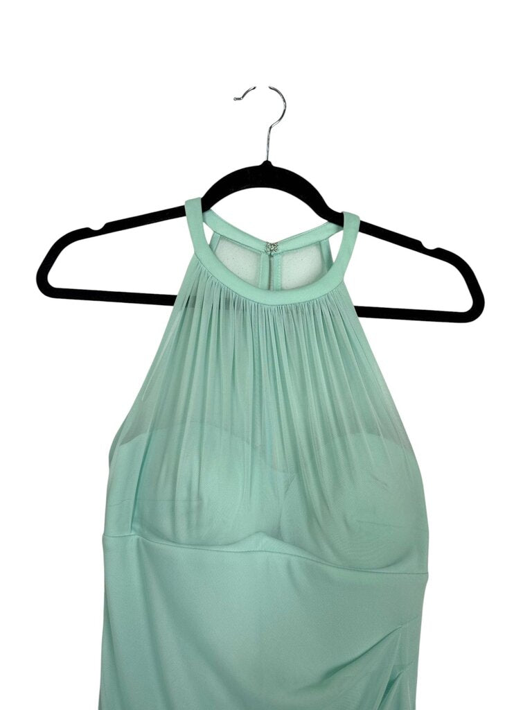 DAVID'S BRIDAL MESH BODYCON DRESS