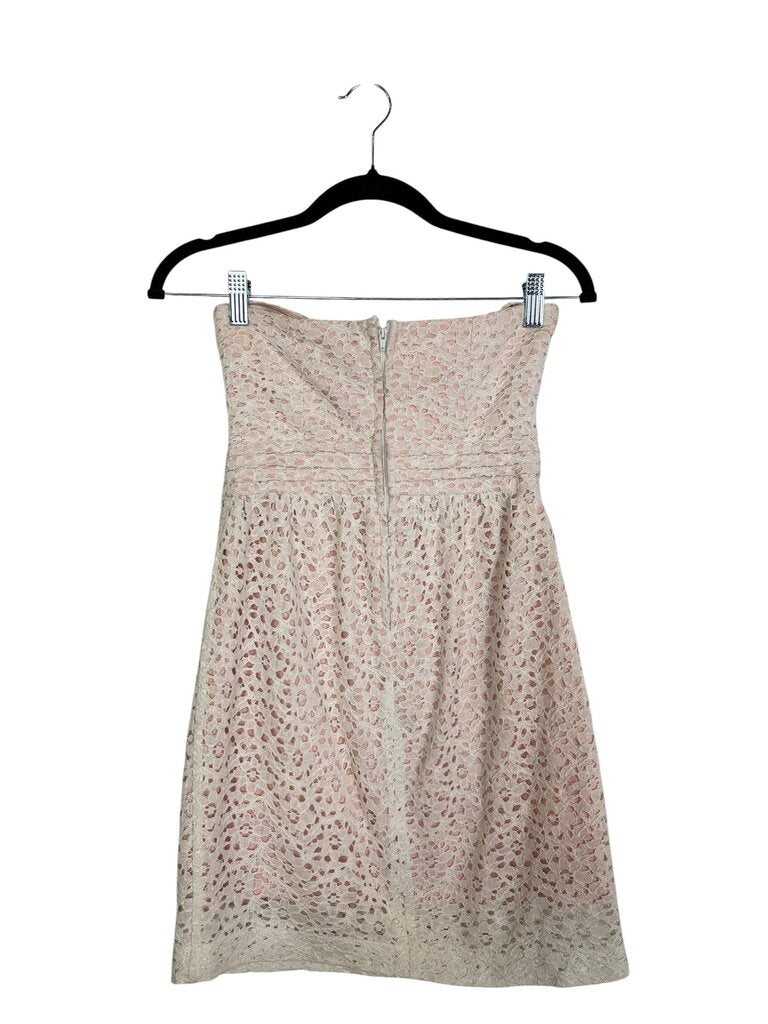 PINS & NEEDLES STRAPLESS LACE DRESS