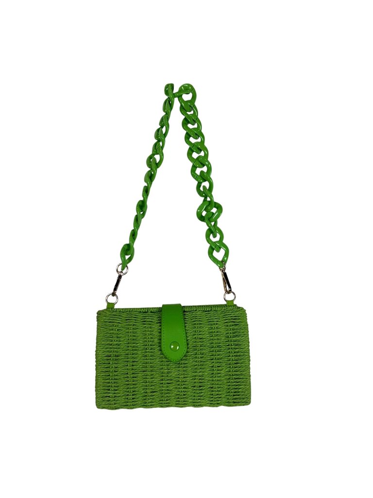 A NEW DAY WICKER CHAIN SHOULDER BAG
