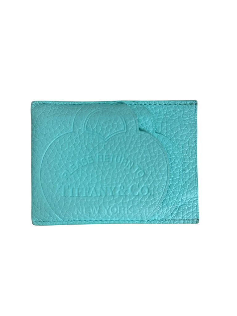 TIFFANY & CO. PEBBLE LEATHER CARDHOLDR