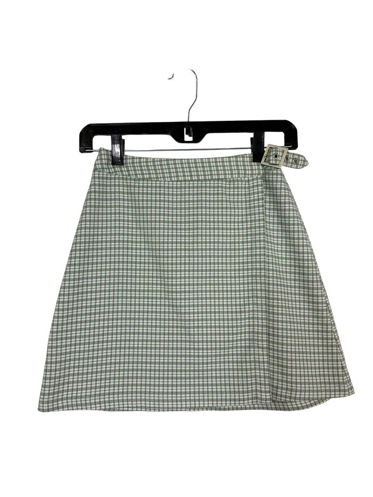 JOHN GALT PLAID MINI SKIRT