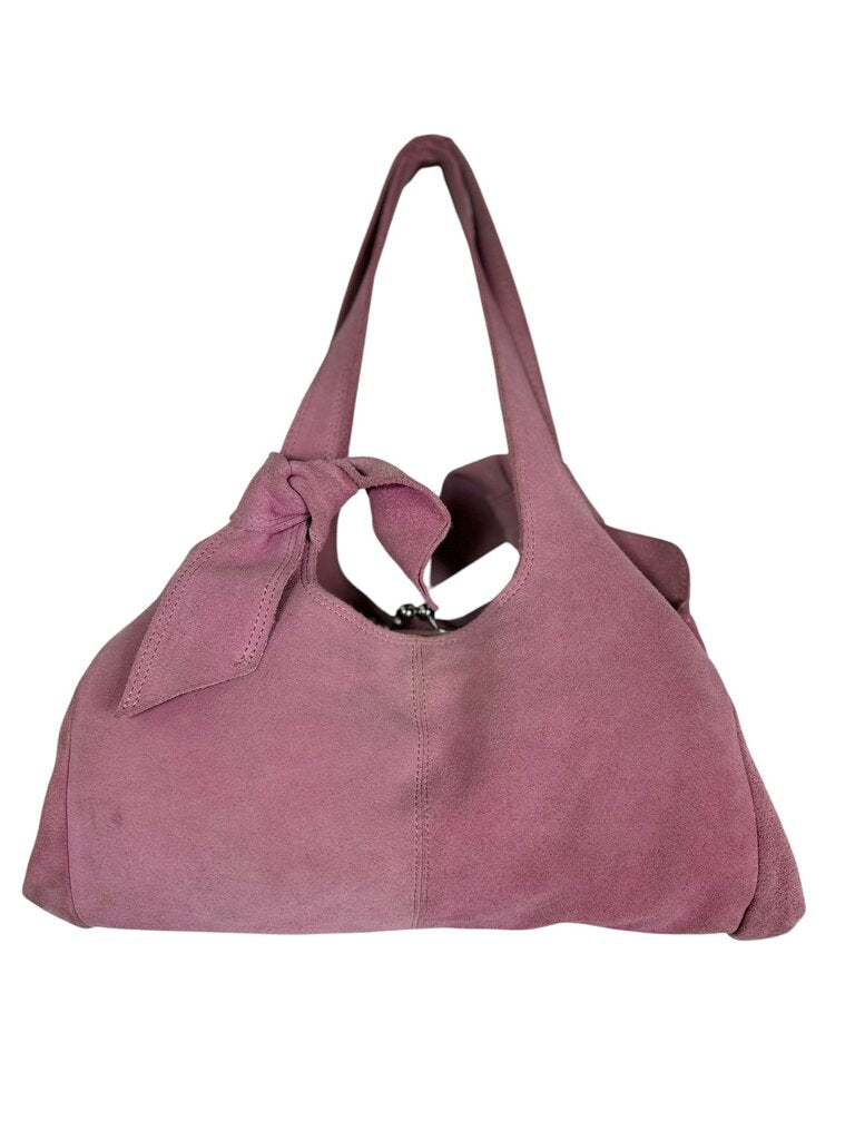 MAEVE SUEDE KISSLOCK SHOULDER BAG