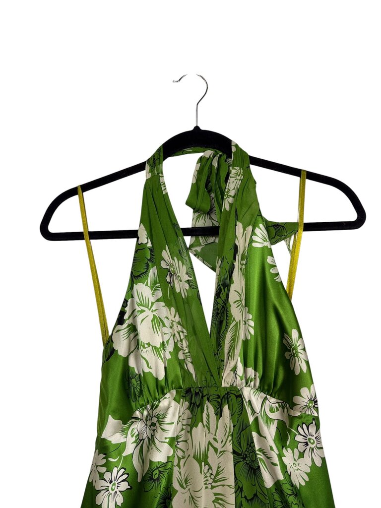 HAROLDS HALTER STYLE SILK DRESS