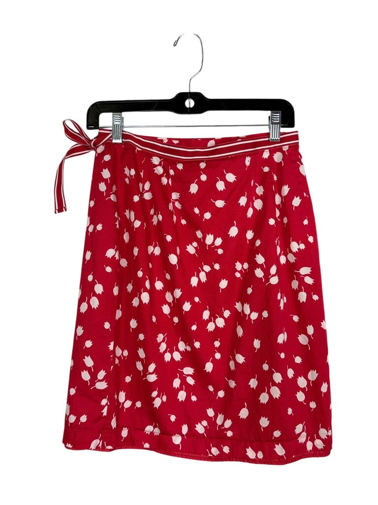 LIZ CLAIBORNE TULIP PRINT WRAP SKIRT