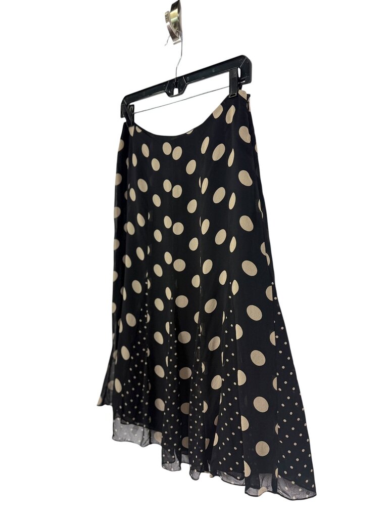 JONES NEW YORK POLKA DOT MIDI SKIRT