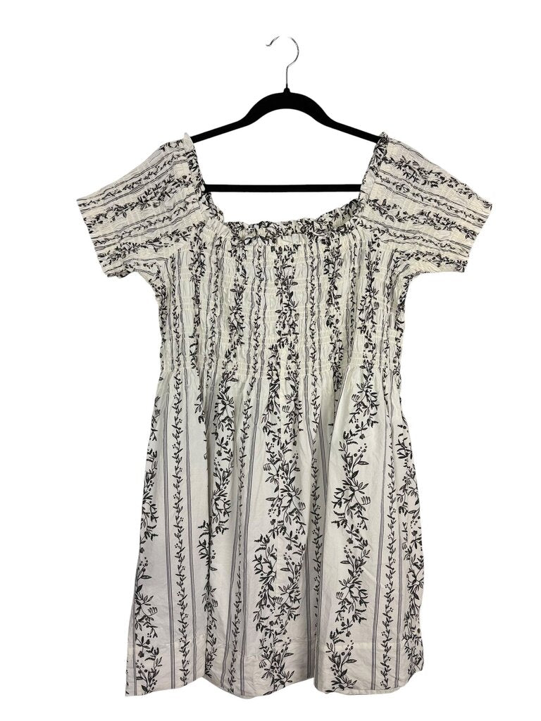 H&M FLORAL SMOCK DRESS