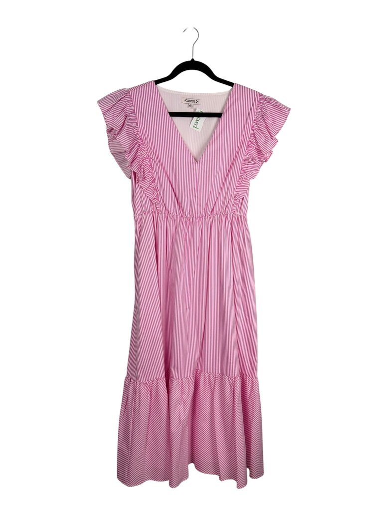 NANETTE NANETTE LEPORE PINSTRIPE DRESS