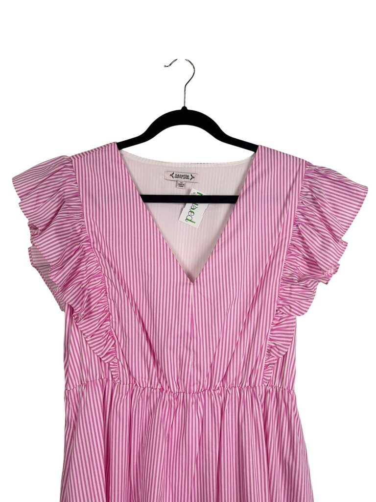NANETTE NANETTE LEPORE PINSTRIPE DRESS