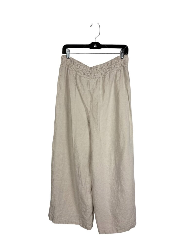 ANTHROPOLOGIE WIDE LEG LINEN PANTS